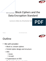 Block Ciphers and the Data Encryption Standard