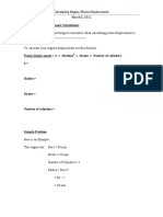 Calculating Engine Displacement