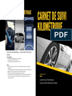 Cover Carnet de Suivi Kilométrique 5.25 X 8