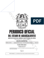 Periodico Oficial del Estado de Aguascalientes: Medidas de Noviembre contra COVID-19