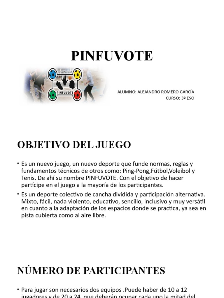 reglas-y-objetivo-del-pinfuvote-pdf-v-leibol-juegos-competitivos