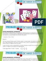 Sesión 3 Probabilidad de Varios Eventos PDF