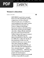 Women’s education - Newspaper - DAWN.COM
