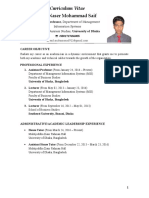 CV DU (Saif) MIS PDF