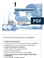 CLASE 11. Toxicologia Experimental para El Eva