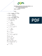 Taller Derivadas Regla de La Cadena PDF