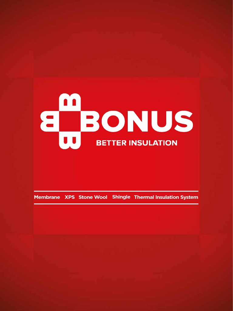 Bonus Insulation Product Brochure PDF | PDF | Building Insulation | Wall