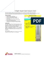 1019-H8 Eight Supervised Outputs Card: Main Features