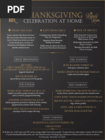 Hotel Roanoke's Thanksgiving at Home Menu