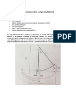Legge Del Pendolo (Ampie Oscillazioni) PDF