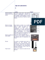 Cristalería y Equipo de Laboratorio