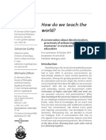 How Do We Teach The World PDF