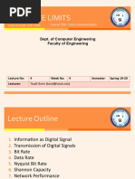 Data Rate Limits: Dept. of Computer Engineering Faculty of Engineering