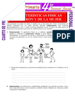 Caracteristicas Fisicas Del Varon y La Mujer para Cuarto de Primaria