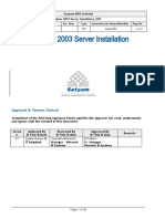 Windows 2003 Server Installation_SOP