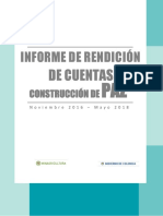 Informe - Rendición - de - Cuentas - Construcción - de - Paz - 2018 MADR