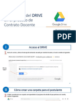 Guía Del Uso Del Drive en El Proceso de Contrato Docente 2020 PDF