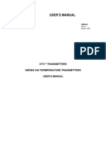 XTC Transmitters Series 344 Termperature Transmitters User'S Manual