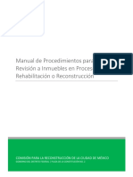 MANUAL DE PROCEDIMIENTOS INSPECCION PARA LA REVISIÓN A INMUEBLES EN PROCESO DE REHABILITACIÓN O RECONSTRUCCIÓN.pdf