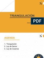 Triangulación Topografía