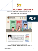 Panduan Untuk Admin Dan Operator SD