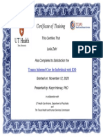 DSW Module 2 Certificate