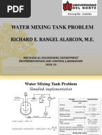 Water Mixing Tank Problem Richard E. Rangel Alarcon, M.E