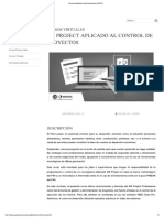 Ms Project Aplicado Al Control de Proyectos - InfoPUC PDF