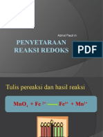 Penyetaraan reaksi redoks