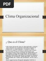 Clima Organizacional