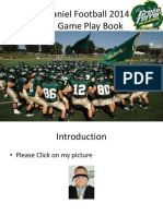 Mcdaniel Football 2014 Run Game Play Book