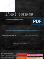 I Can Use Different Past Tenses Correctly