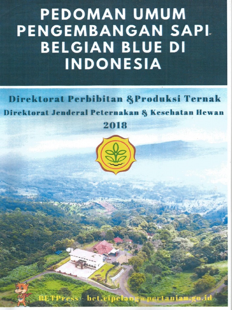 Pedoman Umum Pengembangan Sapi Belgian Blue Di Indonesia PDF | PDF