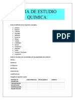 Guia de Estudio Quimica