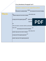 Report Yellow Cards 3 For Introductory Paragraphs