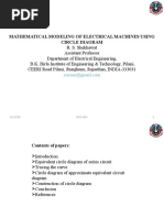 Mathematical Modeling of Electrical Machines Using Circle Diagram