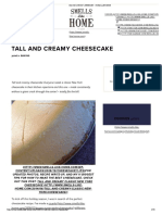 Tall and Creamy Cheesecake PDF
