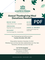 Thanksgiving Meal Donations