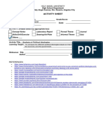 Activity Sheet: Analysis of Political Ideologies