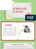 Eliminasi Gauss