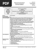 SCM 320.2 Course Outline