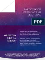 Participación Ciudadana No Electoral