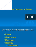 Some Basic Concepts in Politics