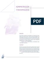 Administracion y Racionalidad