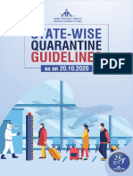 Updated State Wise Quaratine Guidelines As On 20.10.2020 - 0