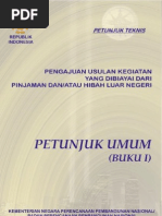 Petunjuk Umum Pengusulan PHLN