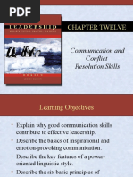 Chapter Twelve: Communication and Conflict Resolution Skills