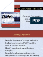 Chapter Thirteen: Strategic Leadership and Knowledge Management