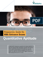 Quantitative Aptitude: Preparation Guide For
