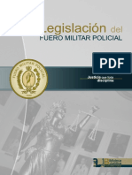 Legislación Del Fuero Militar Policial
